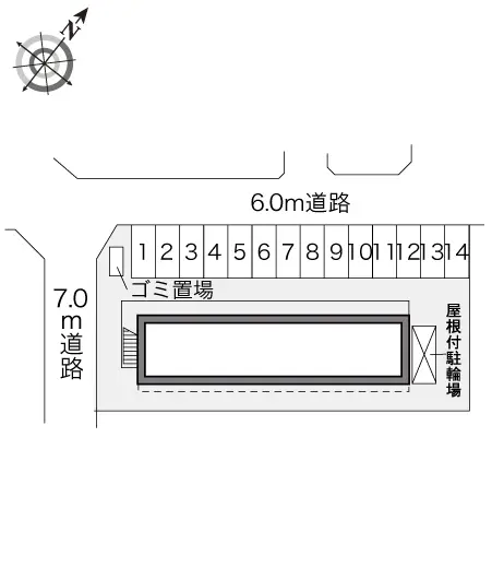 ★手数料０円★金沢市馬替２丁目　月極駐車場（LP）